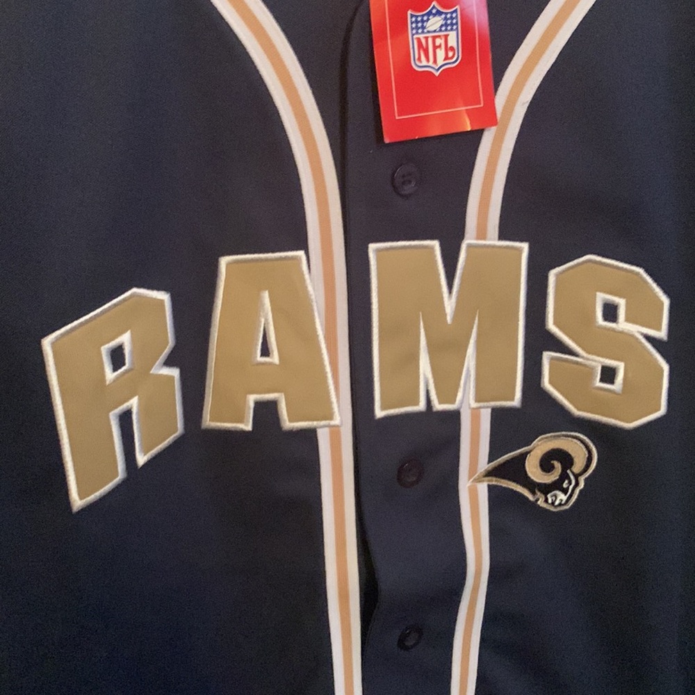 VF Imagewear St. Louis Rams Button Down Jersey size Large - Picture 2 of 10